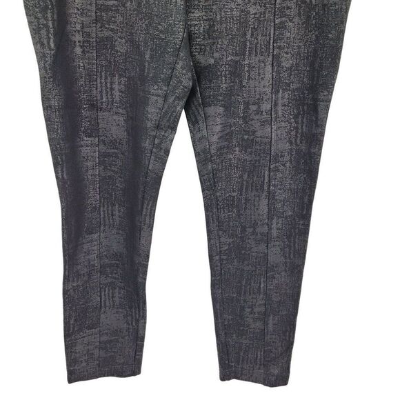 Calvin Klein Womens Pants Power Stretch Embossed Snake Leggings Skinny Black M - Picture 9 of 16